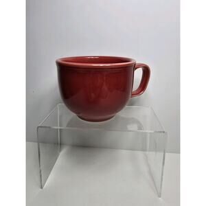 FIESTA FIESTAWARE Homer Laughlin Jumbo Mug Scarlet Red 18 oz Soup or Coffee